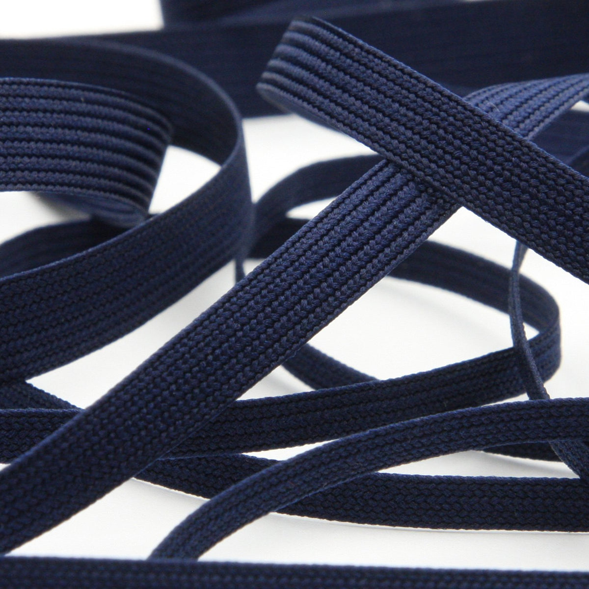 FUJIYAMA RIBBON Polyester Ayatake Cord approx.7mm 9.14 Meters Roll Navy Blue