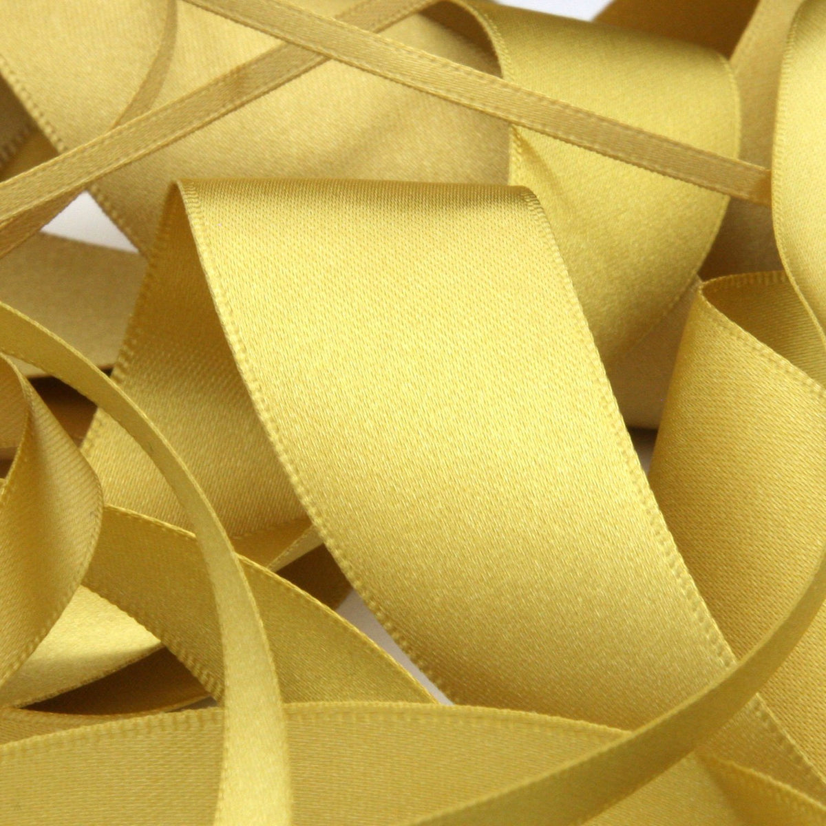FUJIYAMA RIBBON Polyester Double-Face Satin Ribbon 15mm 9.14 Meters Roll Gold