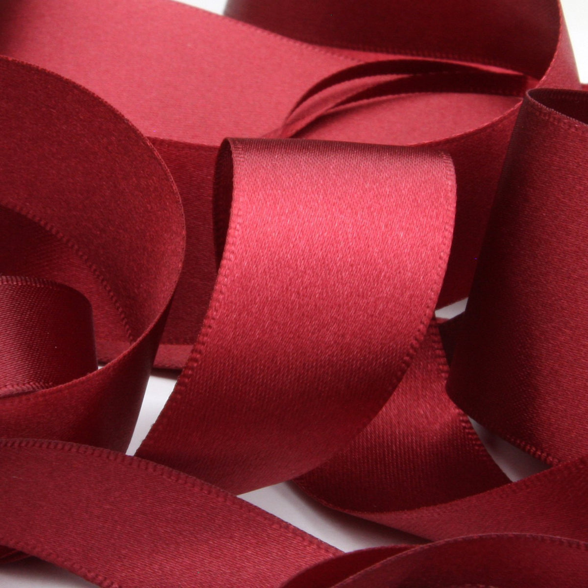 FUJIYAMA RIBBON Polyester Double-Face Satin Ribbon 15mm 9.14 Meters Roll Wine Red