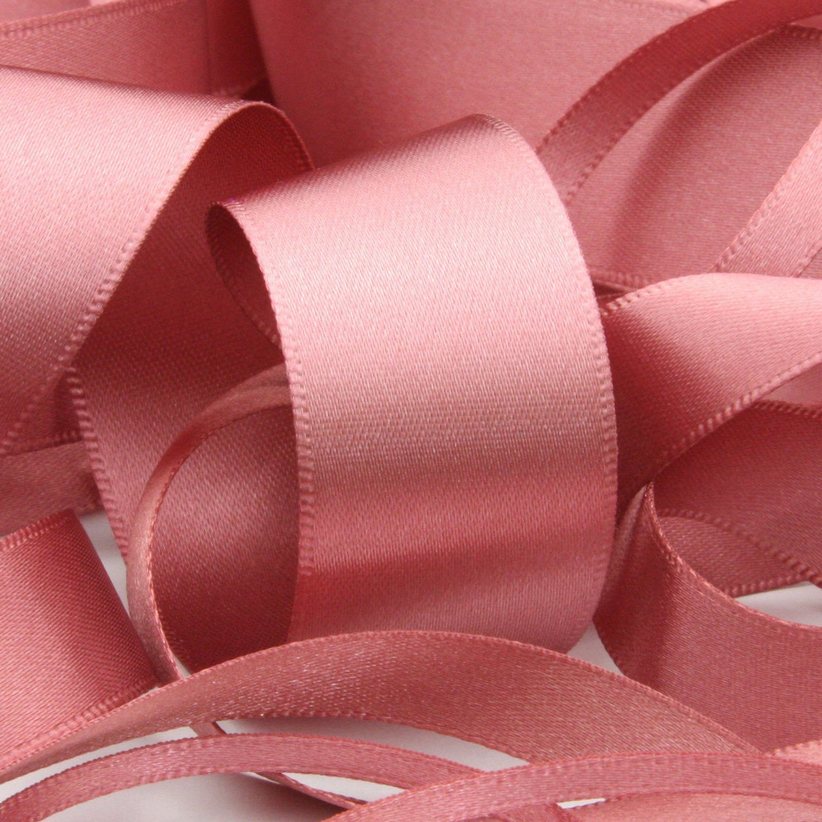 FUJIYAMA RIBBON Polyester Double-Face Satin Ribbon 36mm 9.14 Meters Roll Old Rose