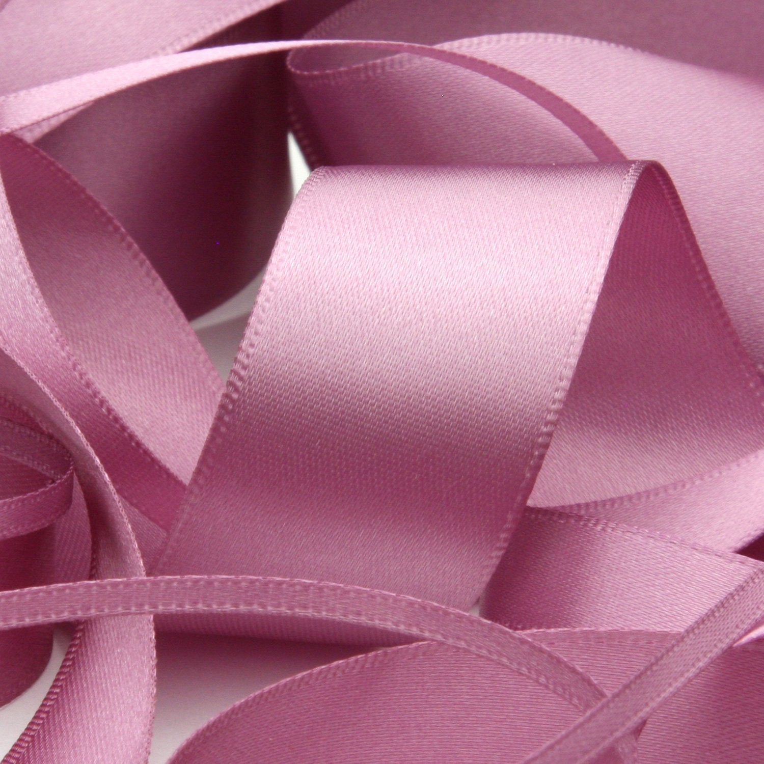Dusty Rose Pink Double SatinRibbon