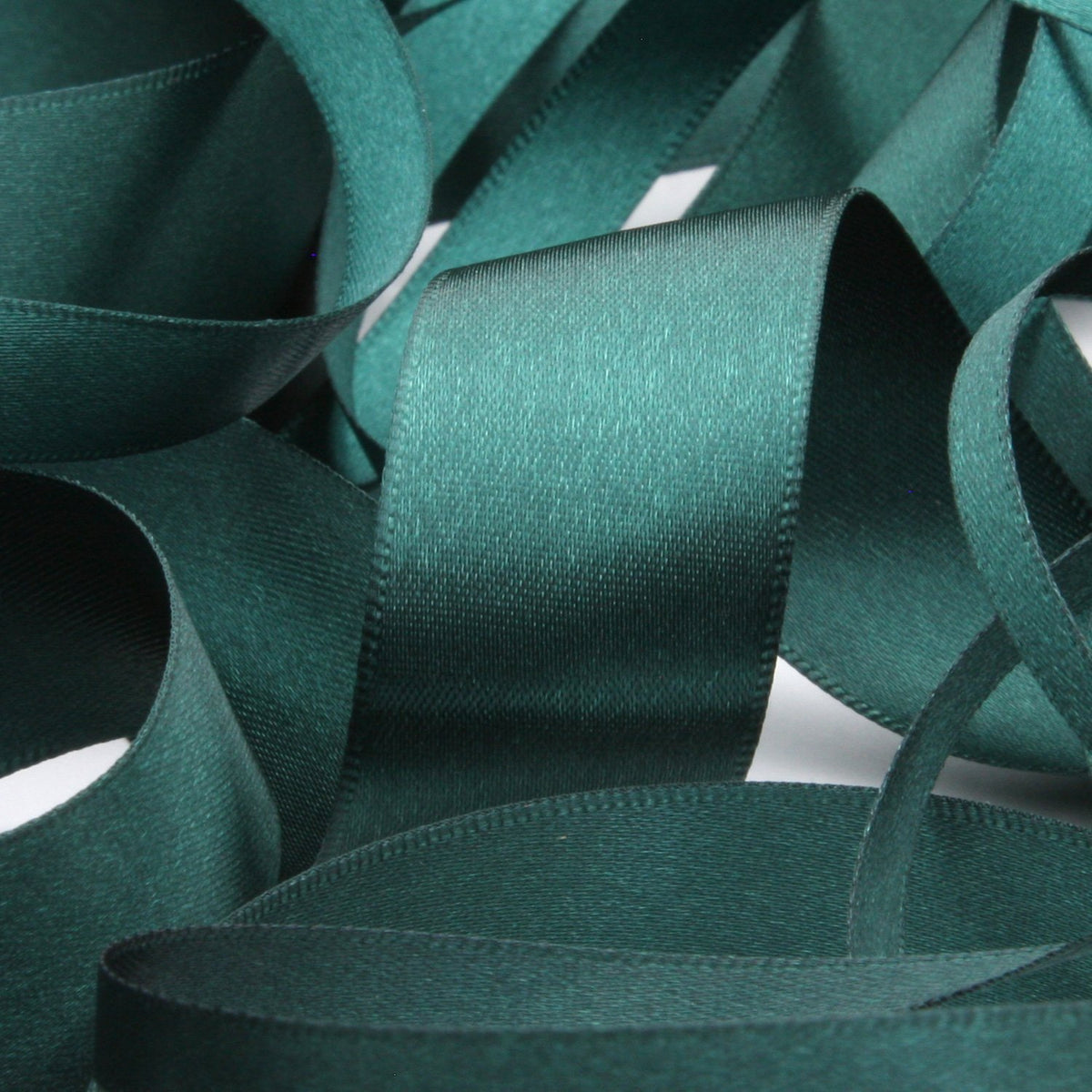 FUJIYAMA RIBBON Polyester Double-Face Satin Ribbon 9mm 9.14 Meters Roll Dark Green
