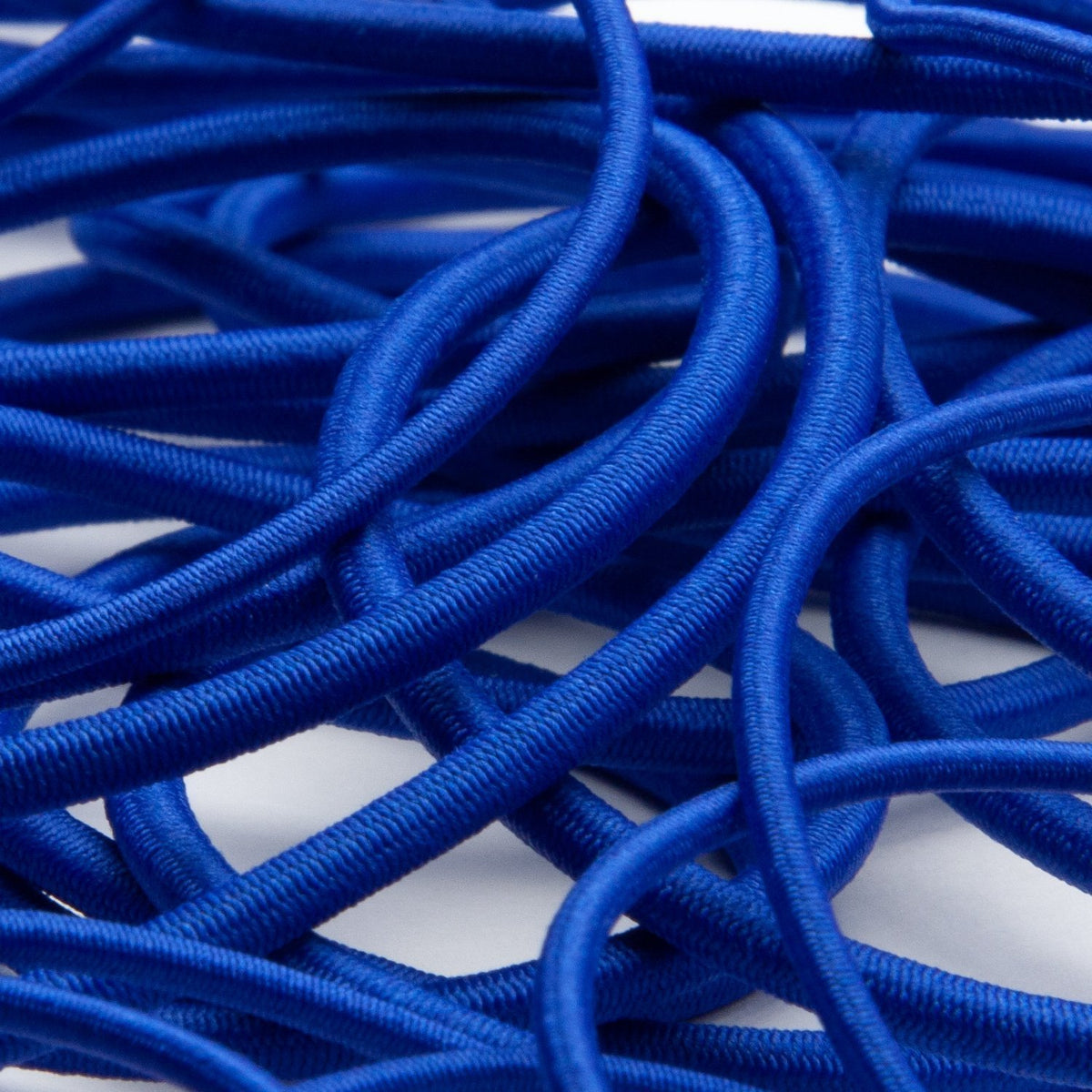 FUJIYAMA RIBBON Polyester Elastic Cord 3mm 9.14 Meters Roll Blue