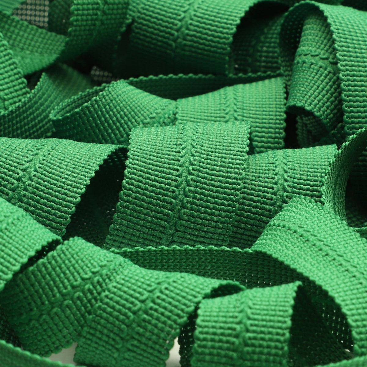 FUJIYAMA RIBBON Polyester Knit Binder Tape 10x10mm 9.14 Meters Roll Green