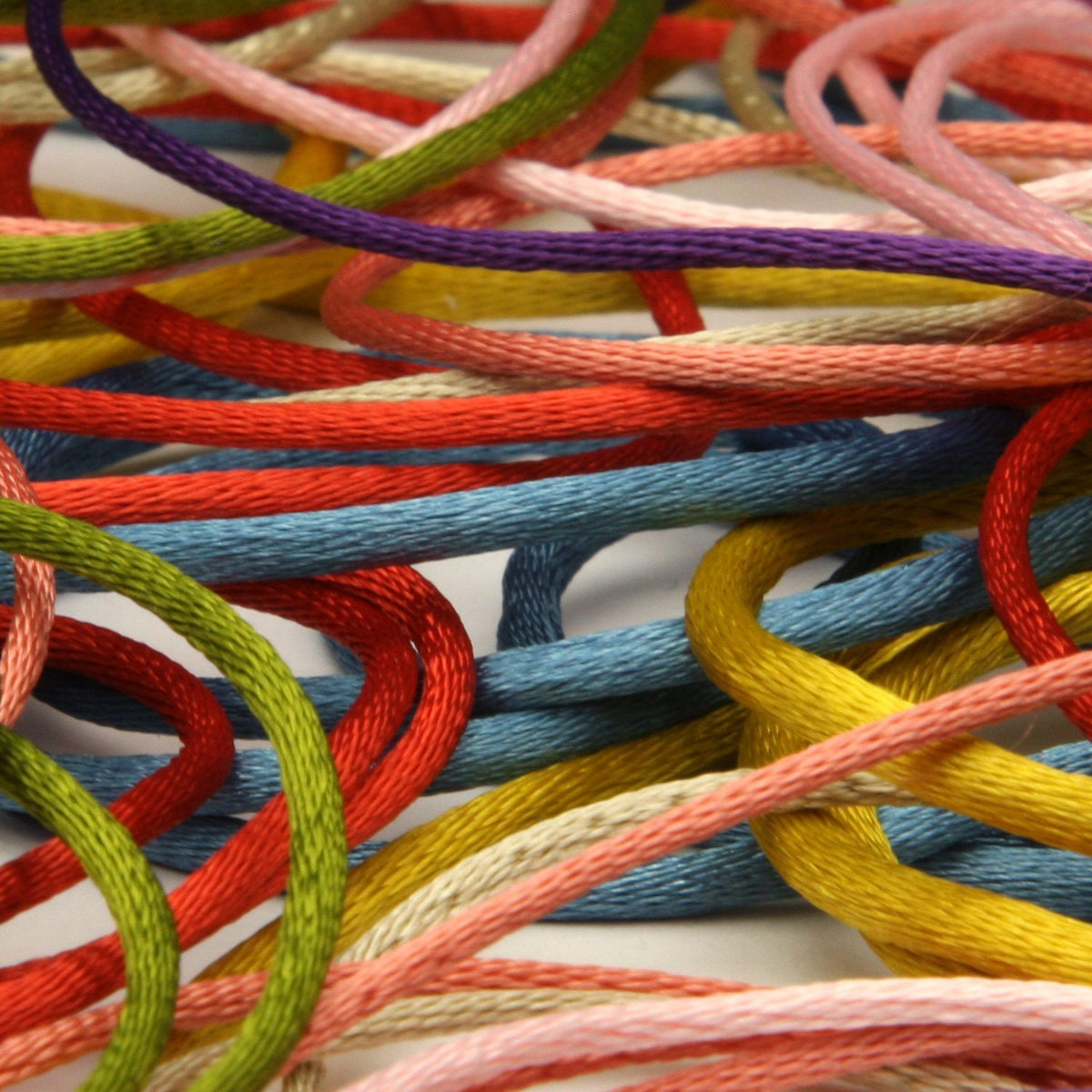 FUJIYAMA RIBBON Polyester Satin Cord approx.1.5mm 9.14 Meters Roll