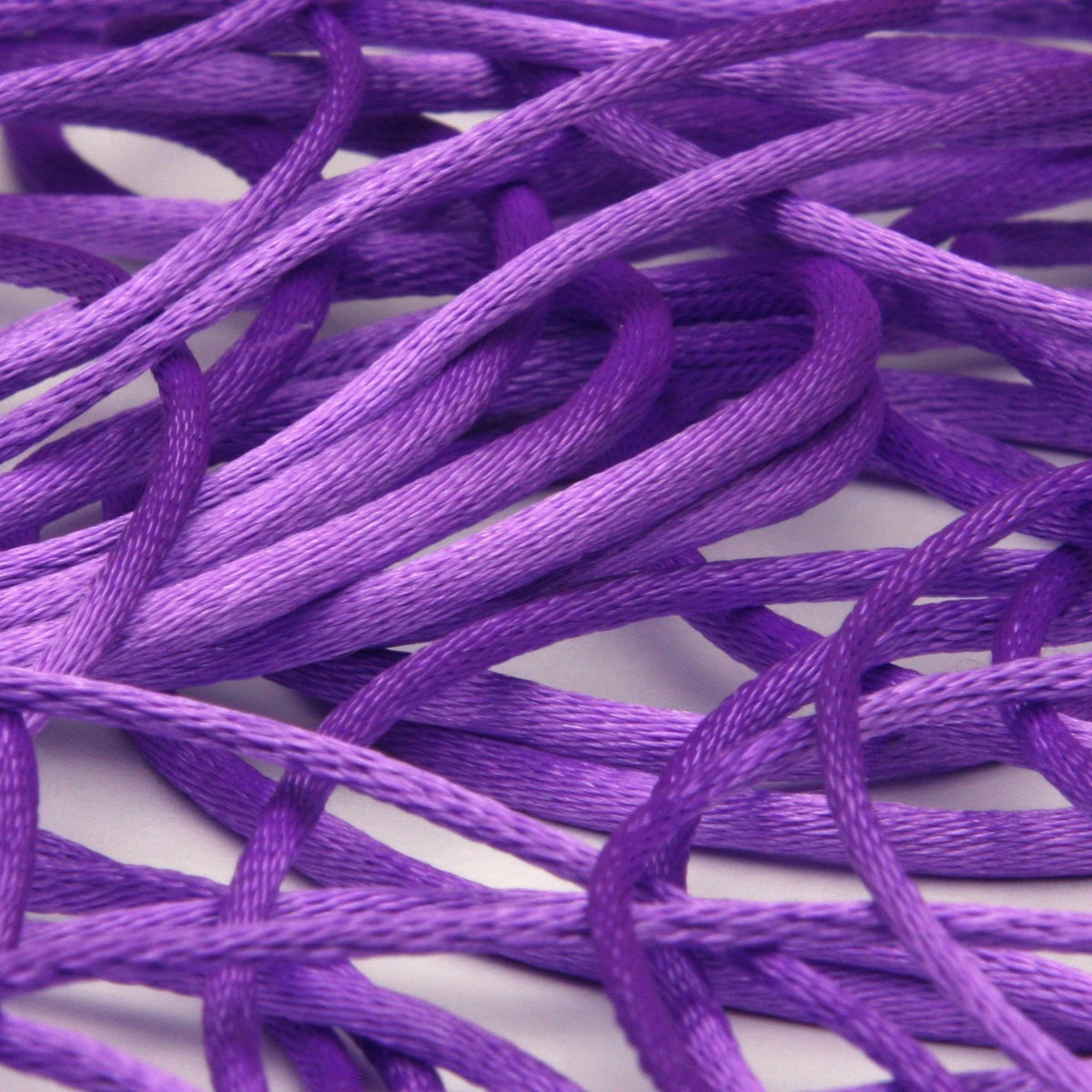 FUJIYAMA RIBBON Polyester Satin Cord approx.2mm 9.14 Meters Roll Amethyst