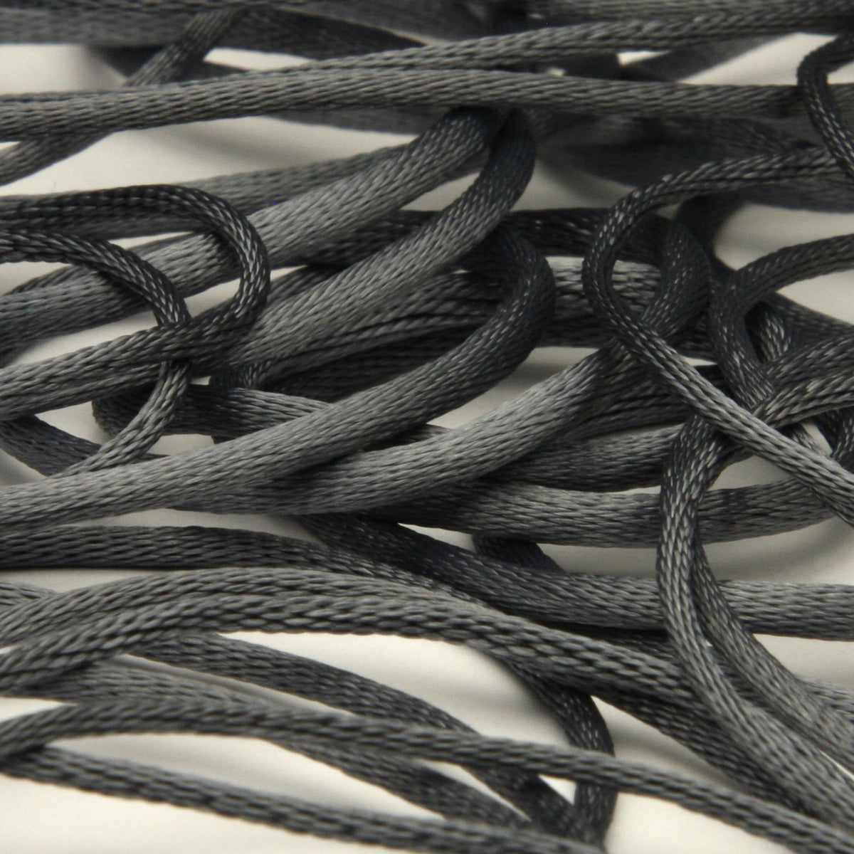 FUJIYAMA RIBBON Polyester Satin Cord approx.2mm 9.14 Meters Roll Gray