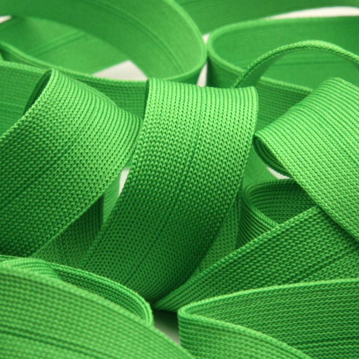 FUJIYAMA RIBBON Polyester Thin Knit Binder Tape 9x9mm 9.14 Meters Roll Light Green