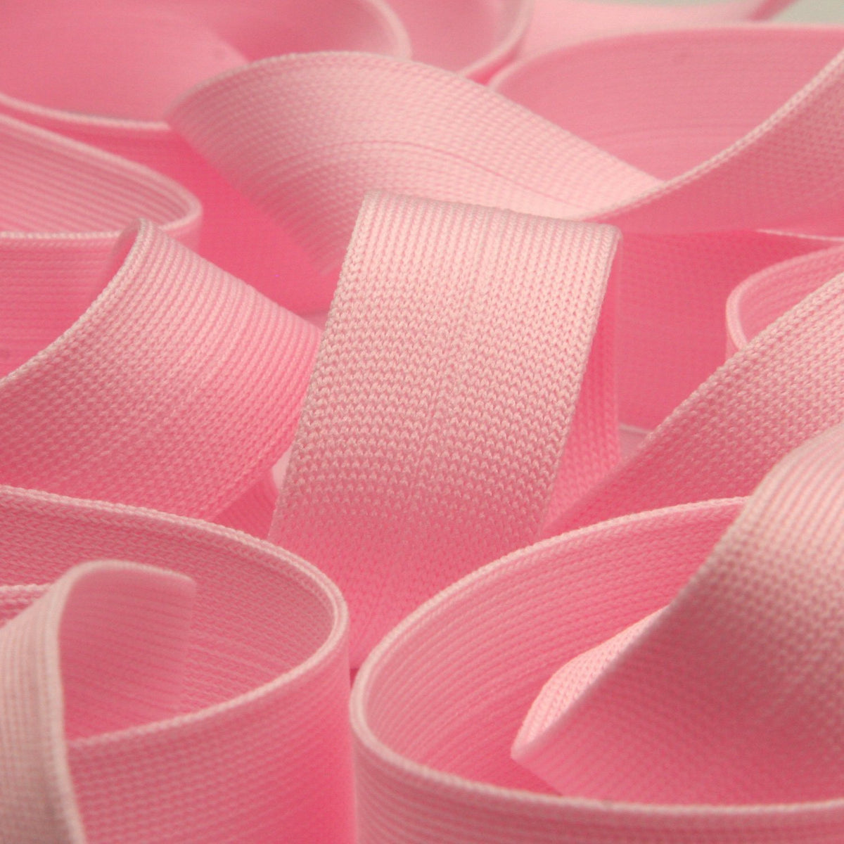 FUJIYAMA RIBBON Polyester Thin Knit Binder Tape 9x9mm 9.14 Meters Roll Light Pink