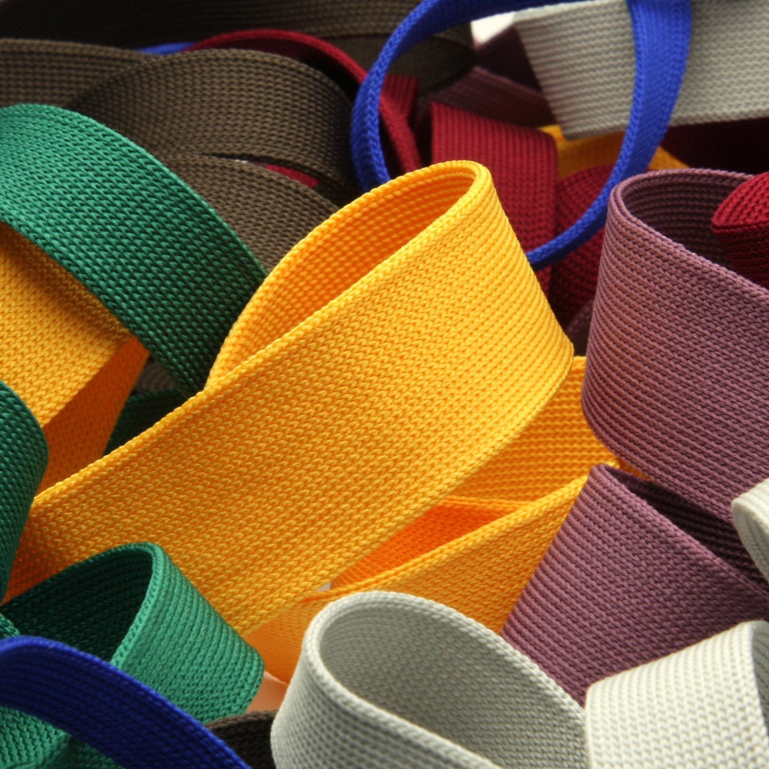 FUJIYAMA RIBBON Polyester Thin Knit Tape 18mm 9.14 Meters Roll
