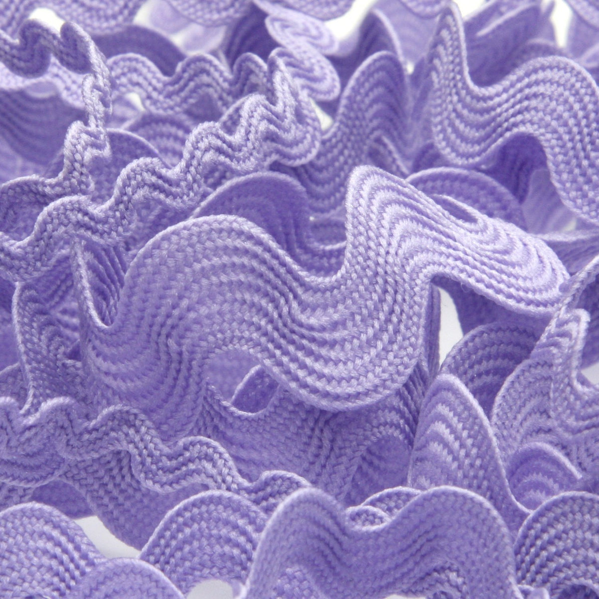 FUJIYAMA RIBBON Polyester Zig-Zag Tape approx.15mm 9.14 Meters Roll Lavender