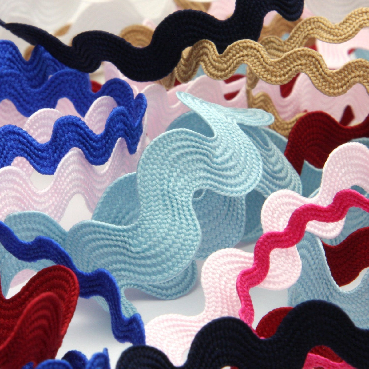 FUJIYAMA RIBBON Polyester Zig-Zag Tape approx.5mm 9.14 Meters Roll