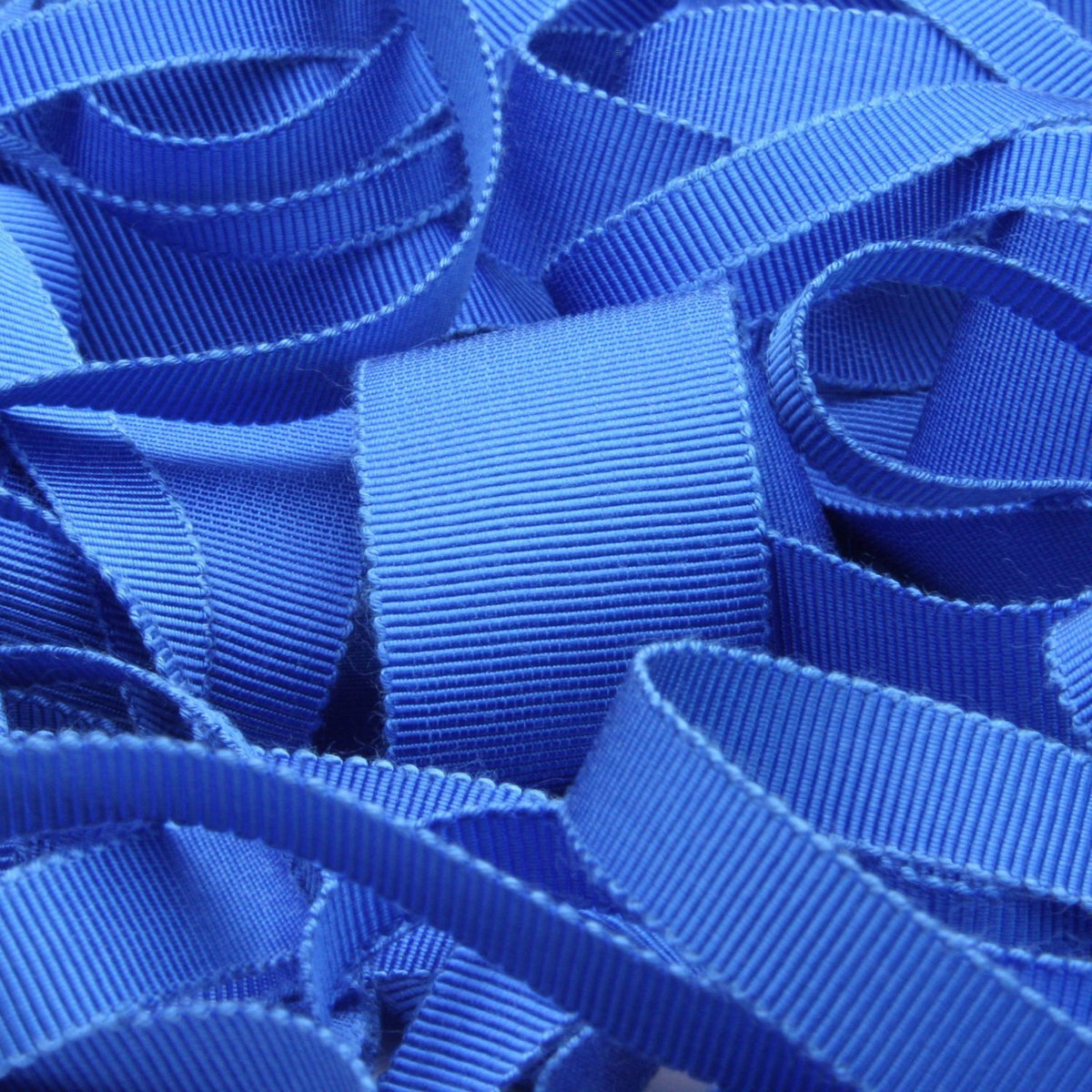 FUJIYAMA RIBBON Rayon Grosgrain Ribbon 30mm 9.14 Meters Roll Blue