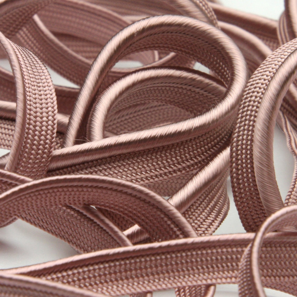 FUJIYAMA RIBBON Rayon Piping approx.8mm 9.14 Meters Roll Old Rose