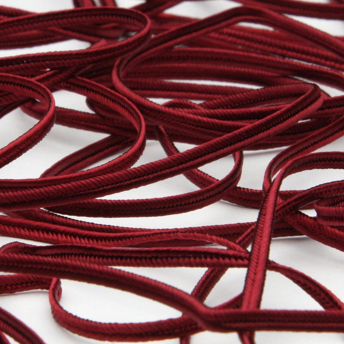 FUJIYAMA RIBBON Rayon Trimming Braid approx.2.5mm 9.14 Meters Roll Wine Red