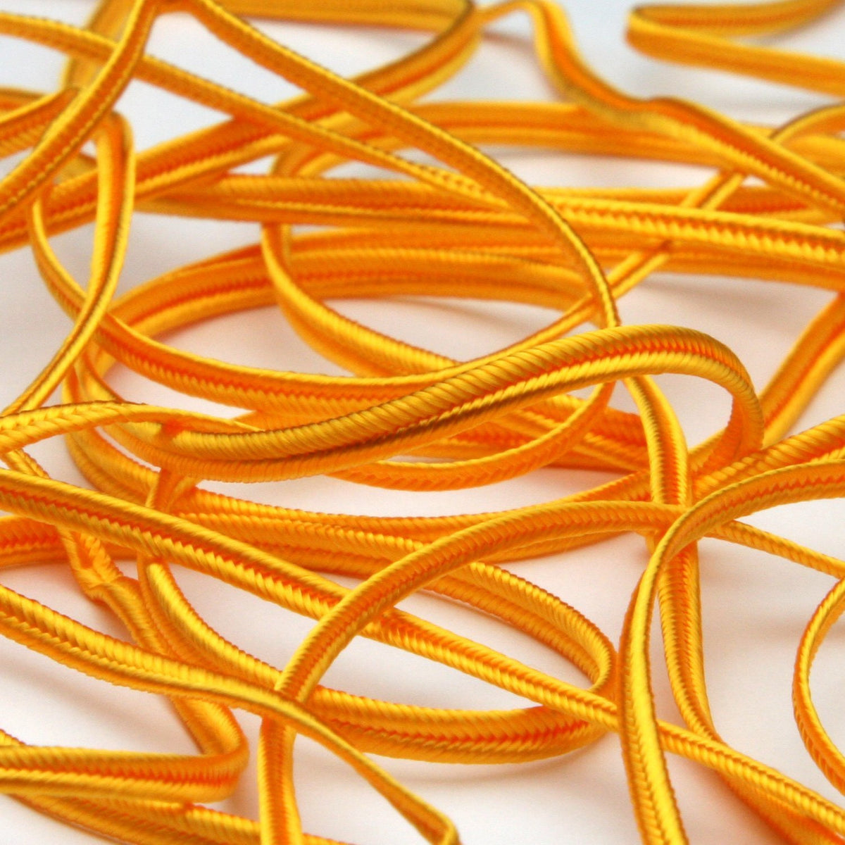 FUJIYAMA RIBBON Rayon Trimming Braid approx.2.5mm 9.14 Meters Roll Yellow