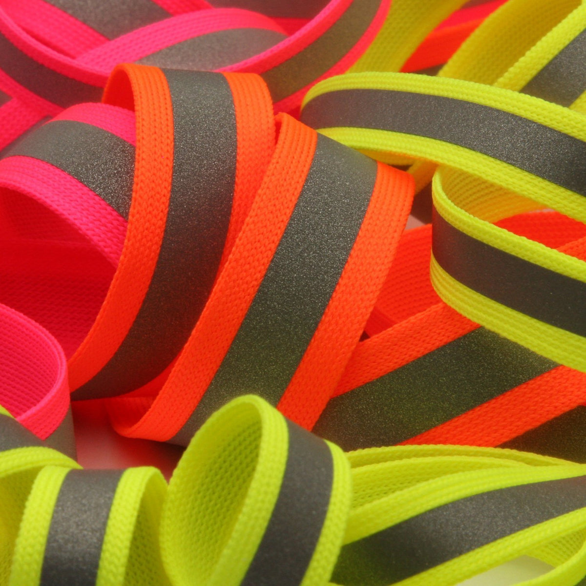 FUJIYAMA RIBBON Reflect Knit Tape 9mm 9.14 Meters Roll