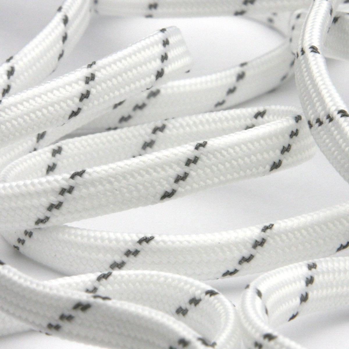 FUJIYAMA RIBBON Reflect Spindle Cord approx.6mm 9.14 Meters Roll White