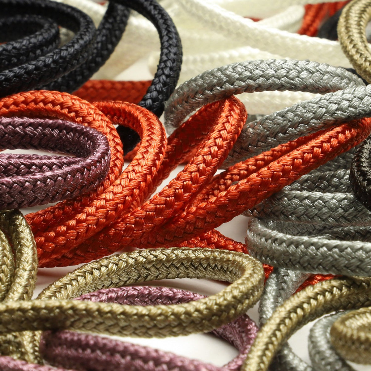 FUJIYAMA RIBBON [Sample] Bright Spindle Cord approx.4.5mm (3/16&quot;) 3 Meters Cut