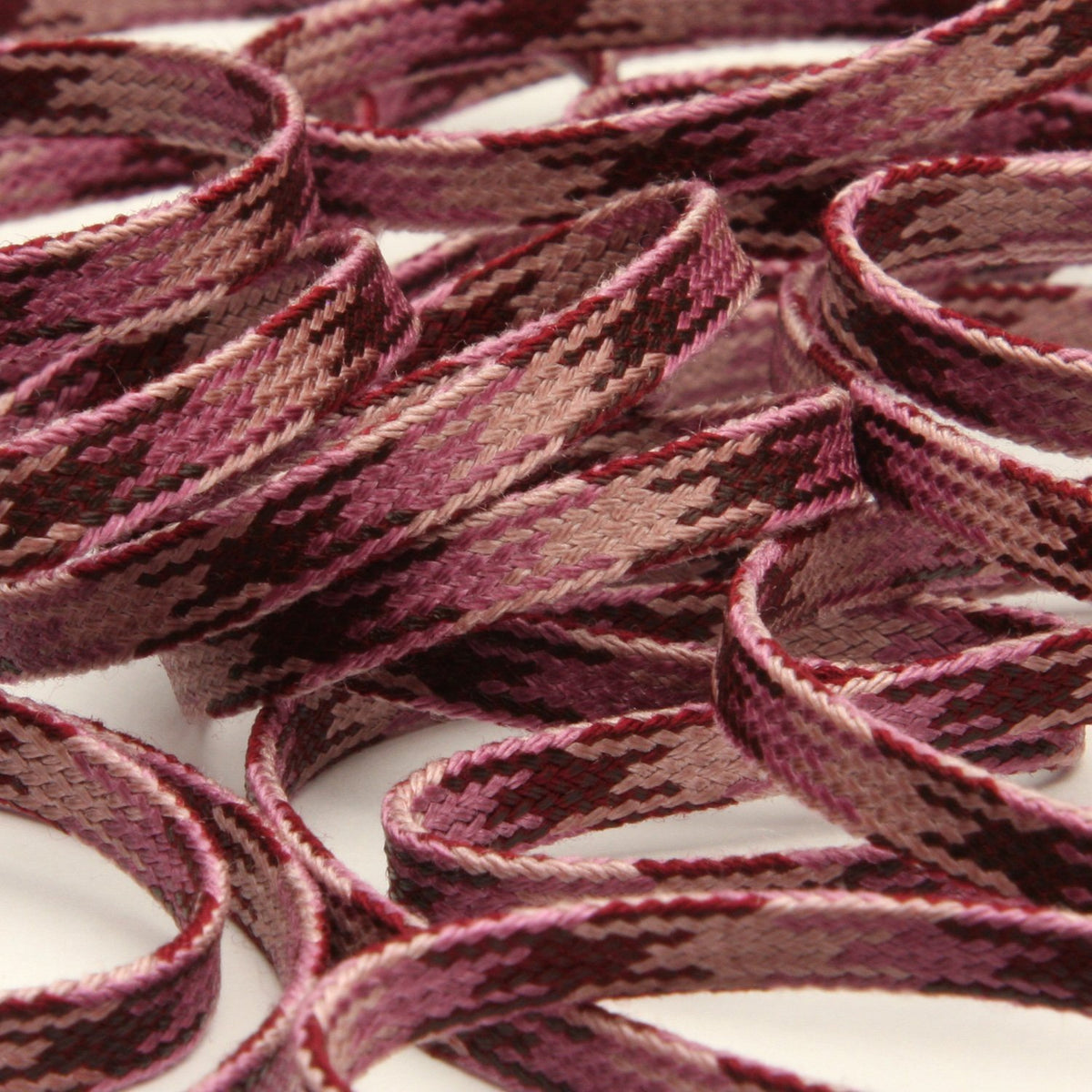 FUJIYAMA RIBBON [Sample] Camouflage Spindle Cord (FY-6024) approx.5mm 3 Meters Cut Pink Mix