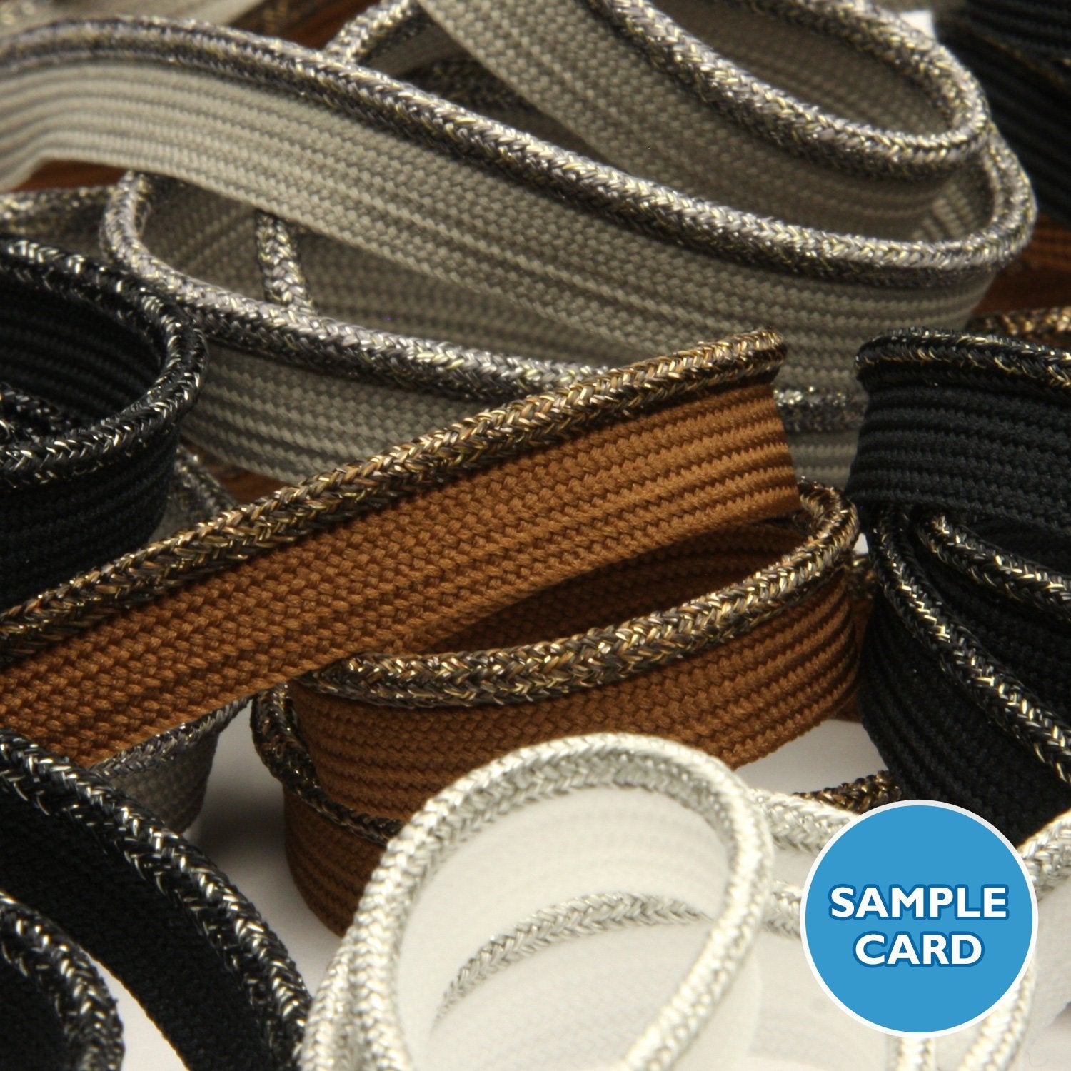 FUJIYAMA RIBBON Sample Card Antique Metallic Piping (FY-19032) Default Title