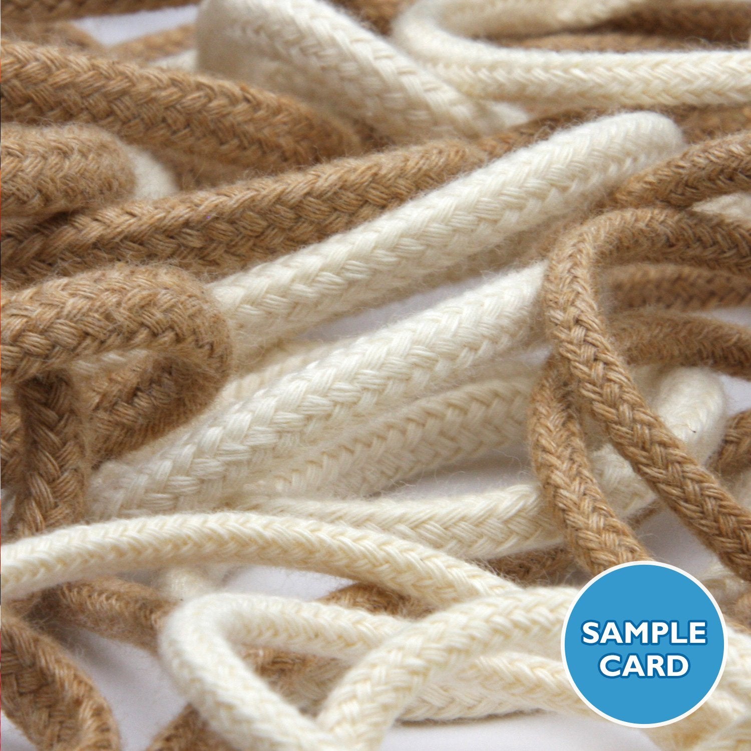 FUJIYAMA RIBBON Sample Card Organic Cotton Spindle Cord (FY-19202)