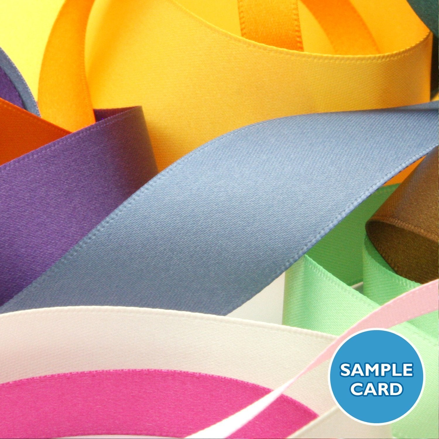 FUJIYAMA RIBBON Sample Card Polyester Double-Face Satin Ribbon (FY-242 242F)