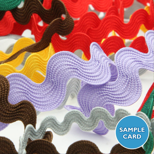 Sample Card Polyester Zig-Zag Tape (FY-18822) - FUJIYAMA RIBBON
