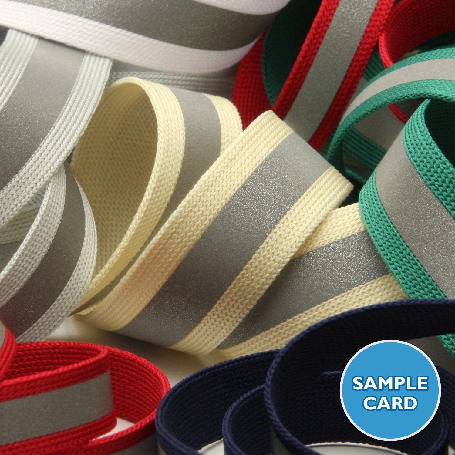 FUJIYAMA RIBBON Sample Card Reflect Knit Tape (FY-17448)