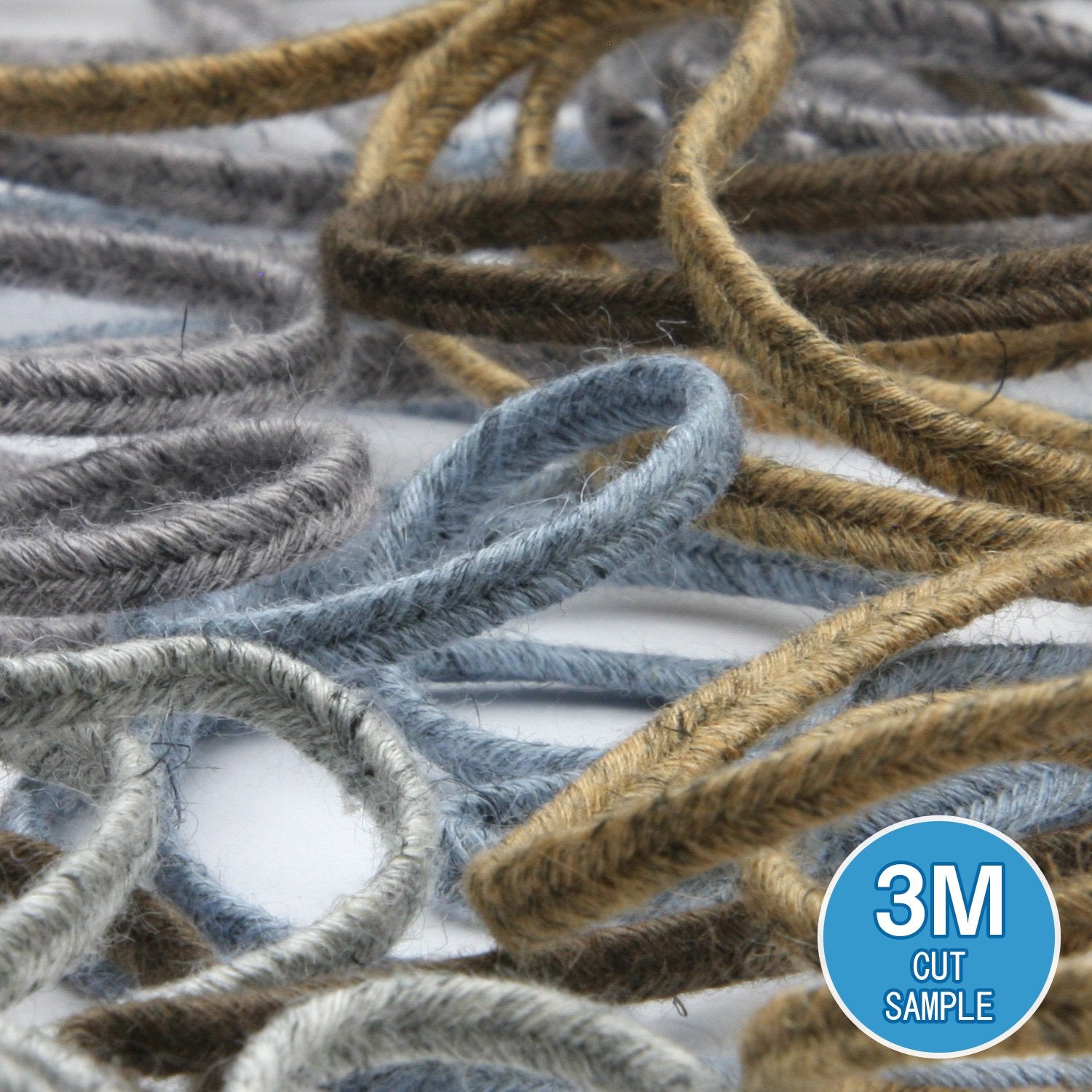 FUJIYAMA RIBBON [Sample] Melange Trimming Braid (FY-6216) approx.3mm 3 Meters Cut