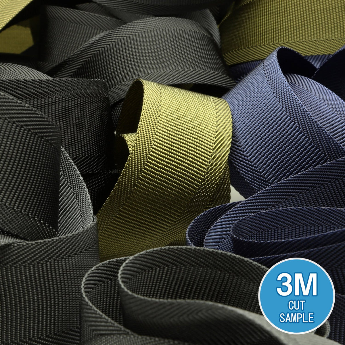 FUJIYAMA RIBBON [Sample] Nylon Belt (FY-1880) 35mm 3 Meters Cut