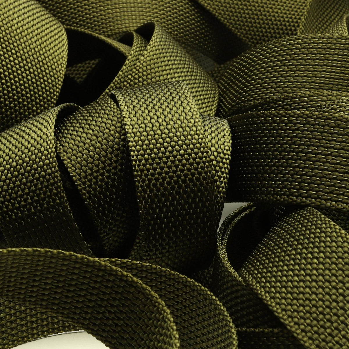 FUJIYAMA RIBBON [Sample] Nylon Belt (FY-1884) 38mm 3 Meters Cut Olive Drab