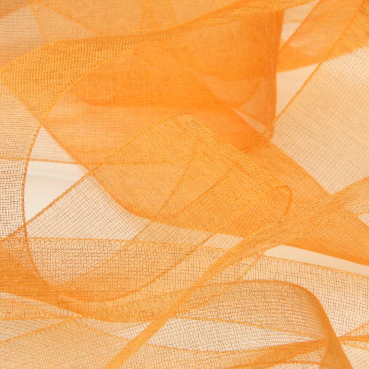 FUJIYAMA RIBBON [Sample] Organdy Ribbon (FY-224) 12mm 3 Meters Cut Orange