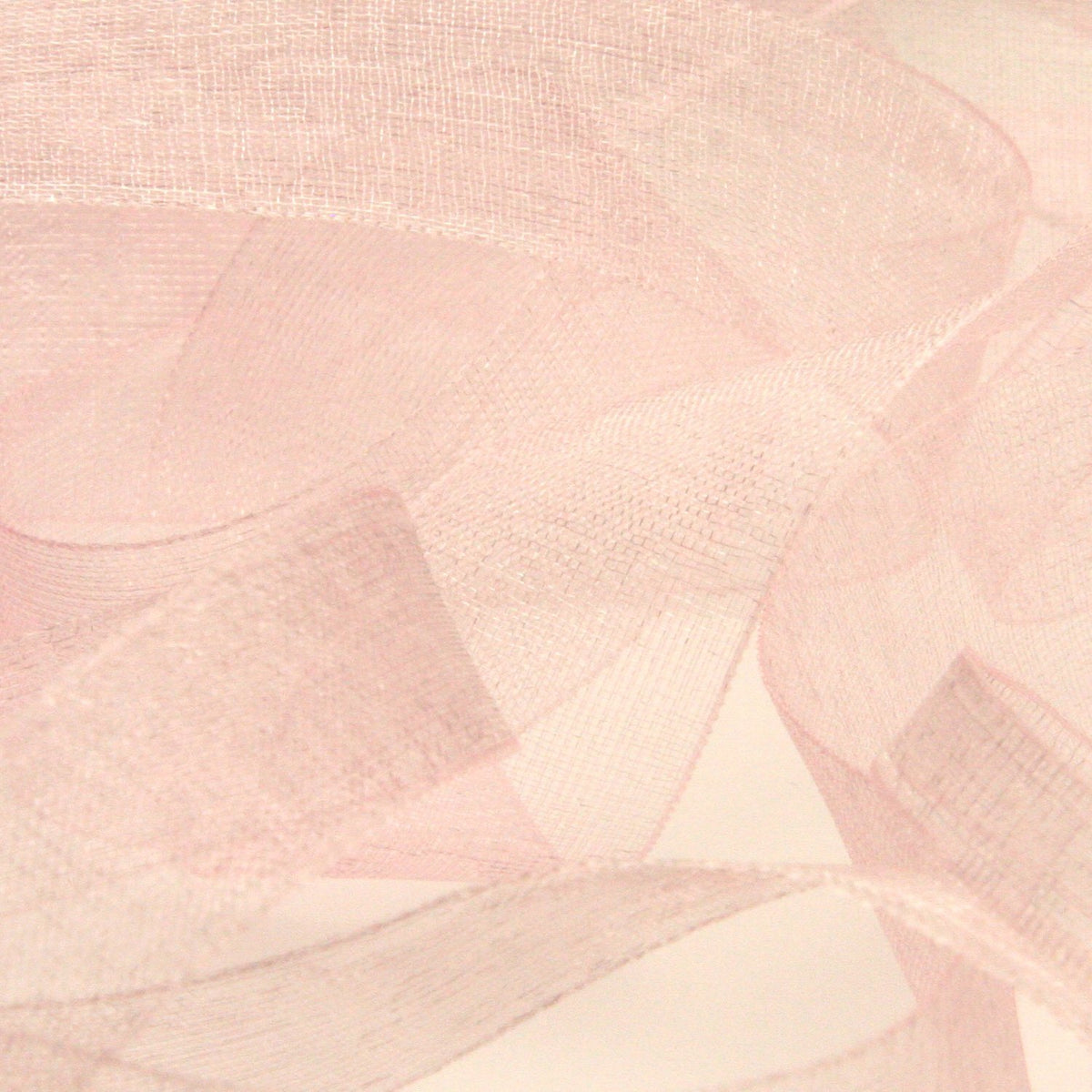 FUJIYAMA RIBBON [Sample] Organdy Ribbon (FY-224) 25mm 3 Meters Cut Light Pink