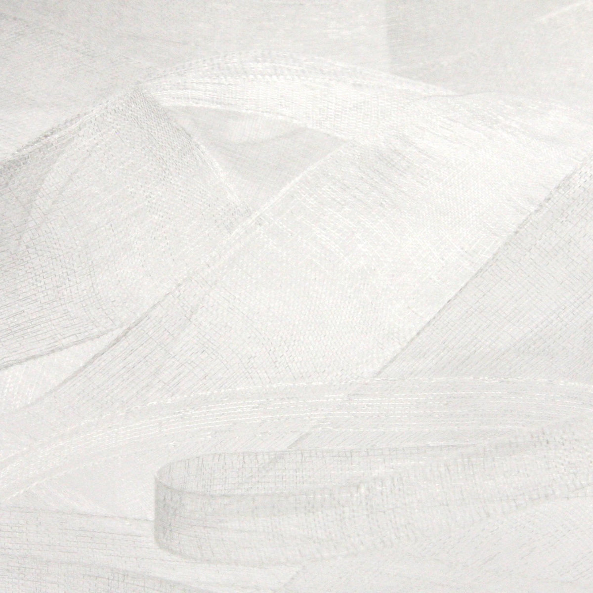 FUJIYAMA RIBBON [Sample] Organdy Ribbon (FY-224) 25mm 3 Meters Cut White