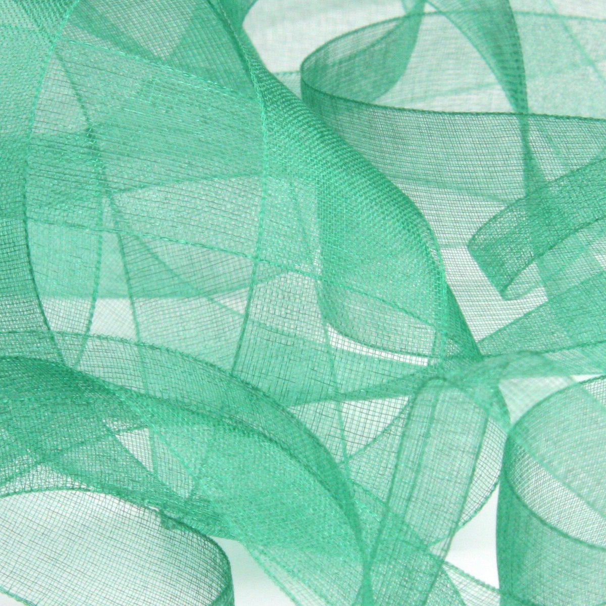 FUJIYAMA RIBBON [Sample] Organdy Ribbon (FY-224) 9mm 3 Meters Cut Green