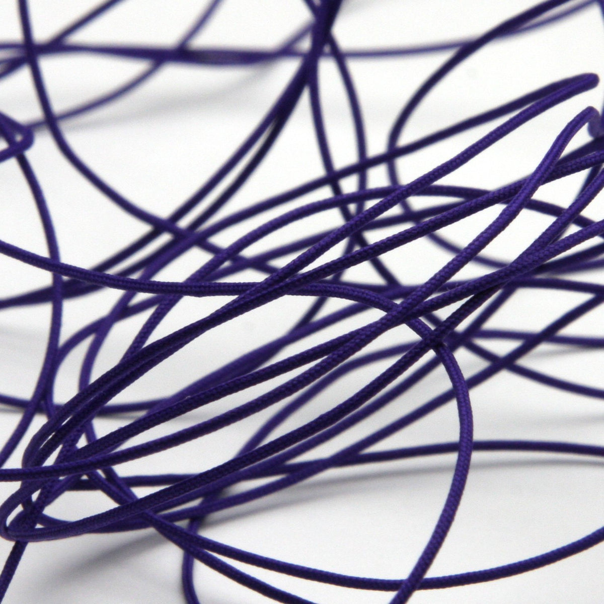 FUJIYAMA RIBBON [Sample] Pine Leaf Cord (FY-6272) approx.1mm 3 Meters Cut Purple