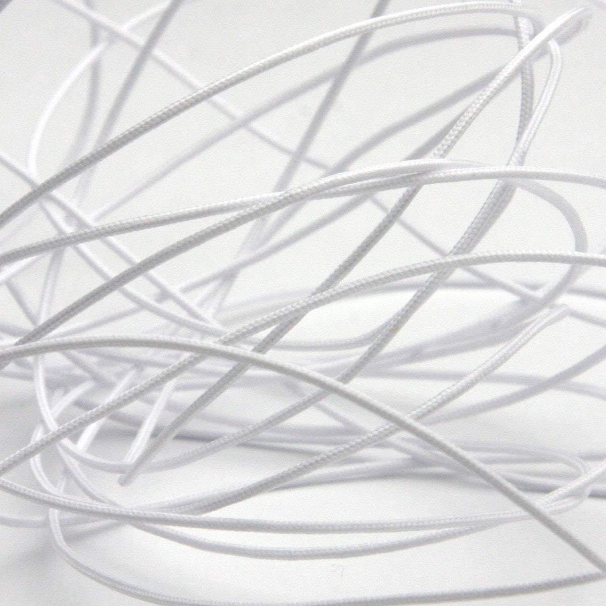 FUJIYAMA RIBBON [Sample] Pine Leaf Cord (FY-6272) approx.1mm 3 Meters Cut White