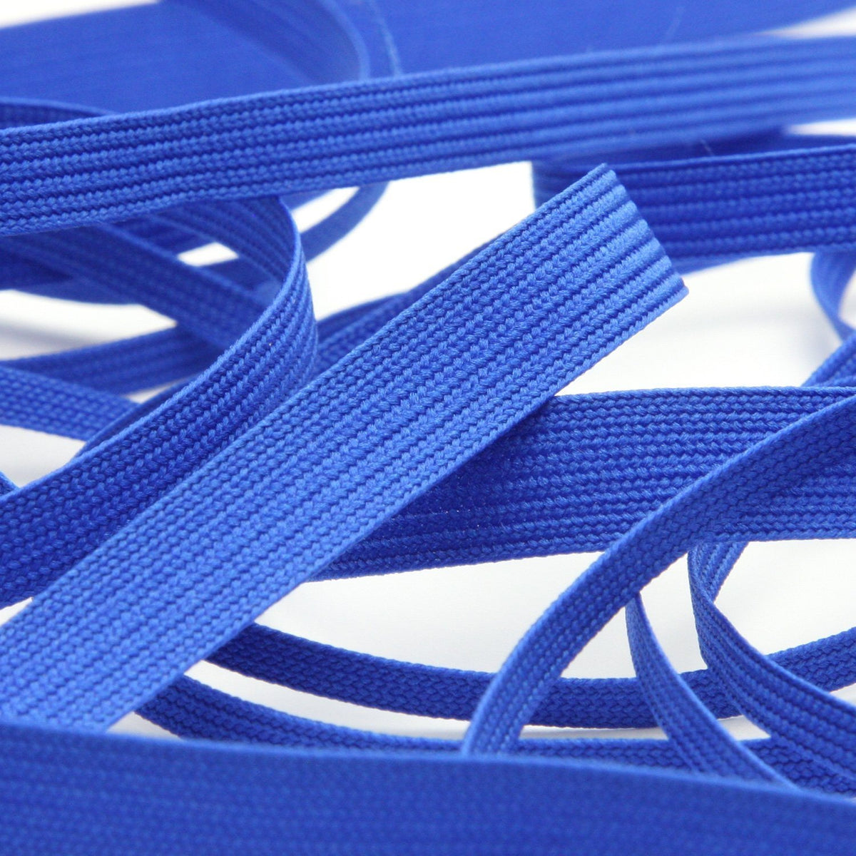 FUJIYAMA RIBBON [Sample] Polyester Ayatake Cord approx.10mm (13/32&quot;) 3 Meters Cut Blue