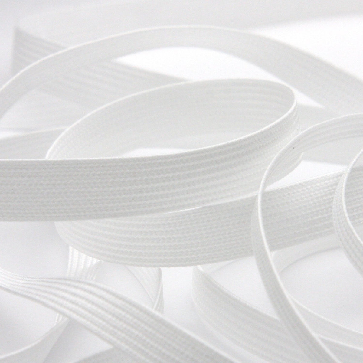 FUJIYAMA RIBBON [Sample] Polyester Ayatake Cord approx.7mm (9/32&quot;) 3 Meters Cut White