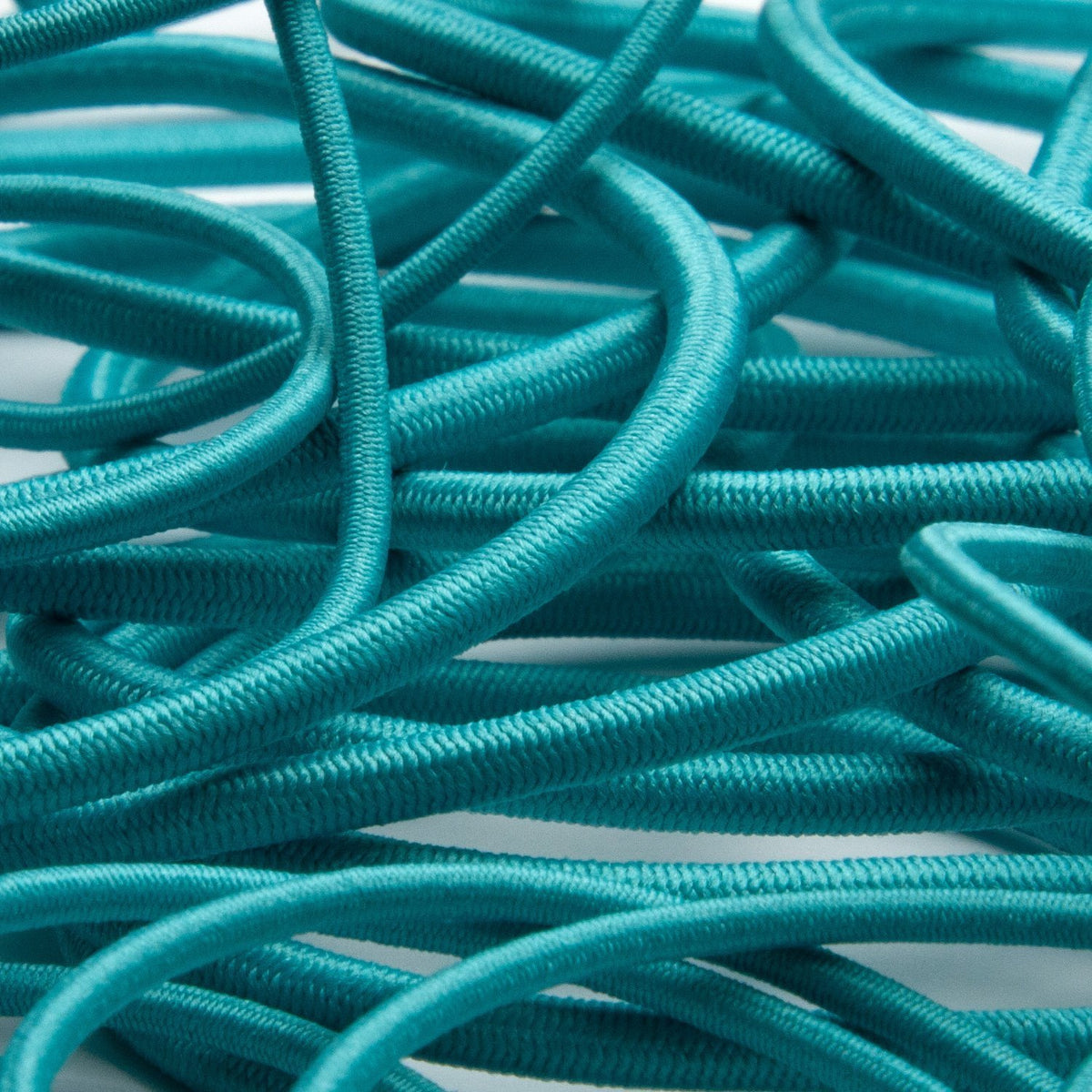 FUJIYAMA RIBBON [Sample] Polyester Elastic Cord (FY-6282) 2mm 3 Meters Cut Mint Blue