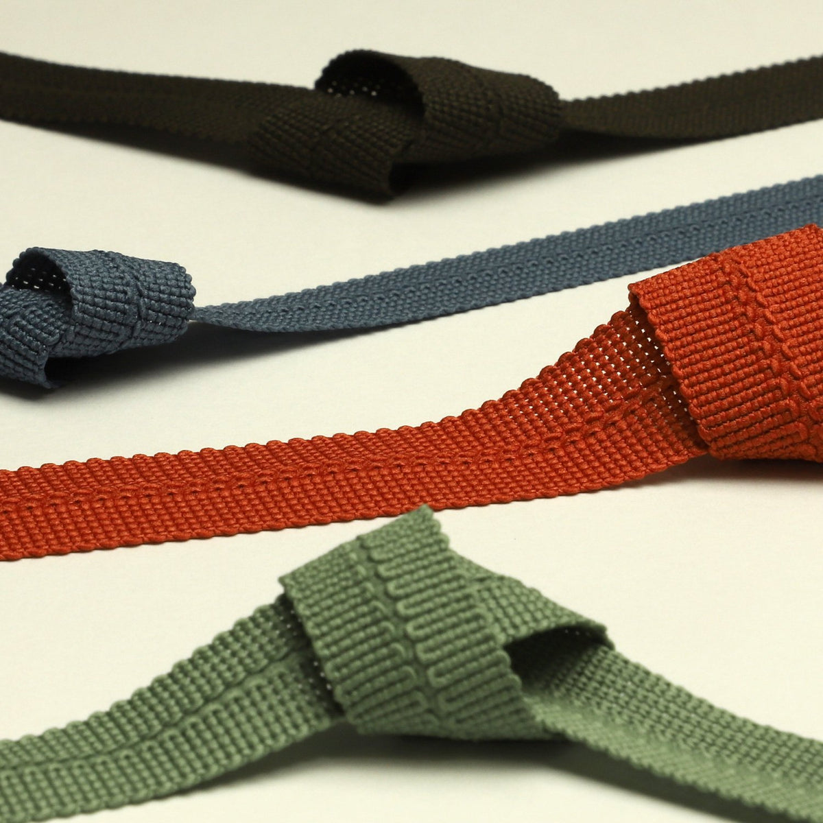 FUJIYAMA RIBBON [Sample] Polyester Knit Binder Tape (FY-4606B) 7x7mm 3 Meters Cut