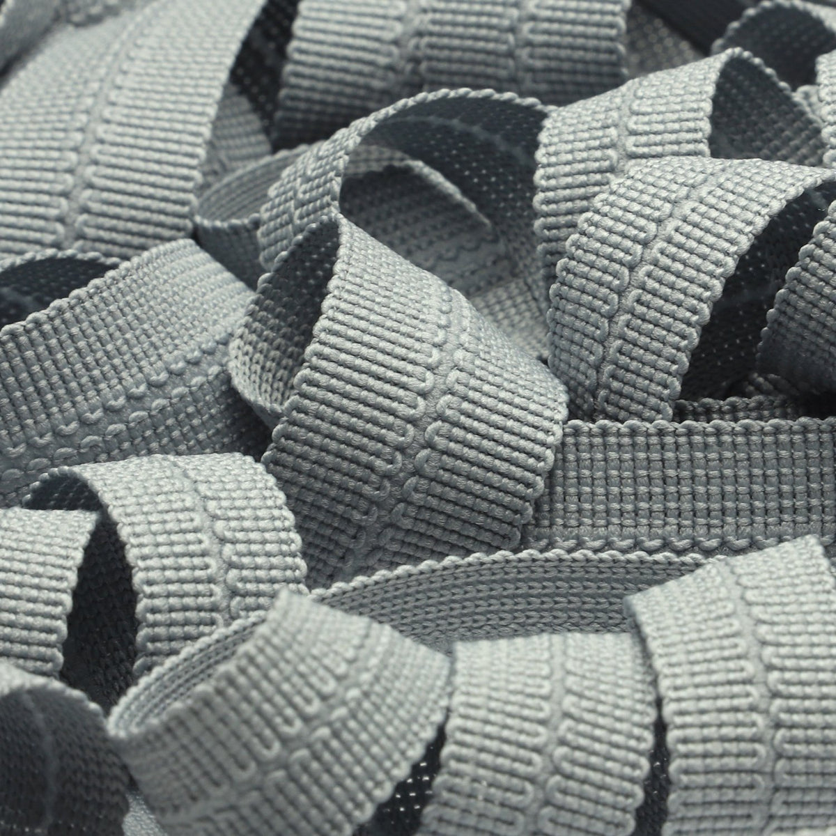 FUJIYAMA RIBBON [Sample] Polyester Knit Binder Tape (FY-4608B) 10x10mm 3 Meters Cut Shadow Blue