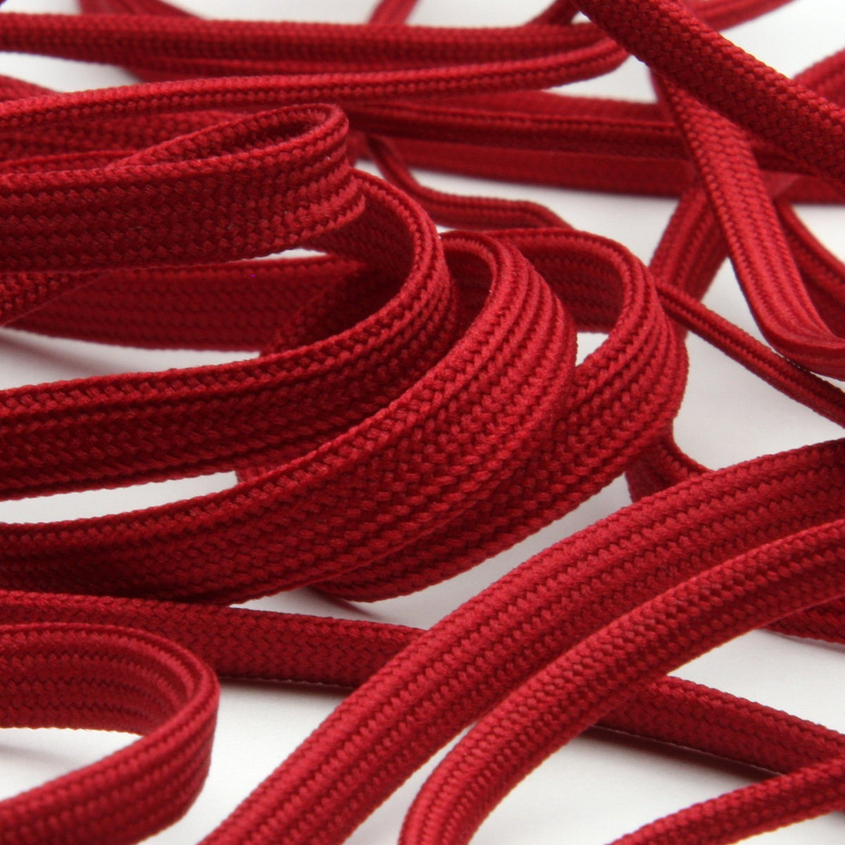 FUJIYAMA RIBBON [Sample] Polyester Spindle Cord (FY-18848) approx.8mm 3 Meters Cut Dark Red