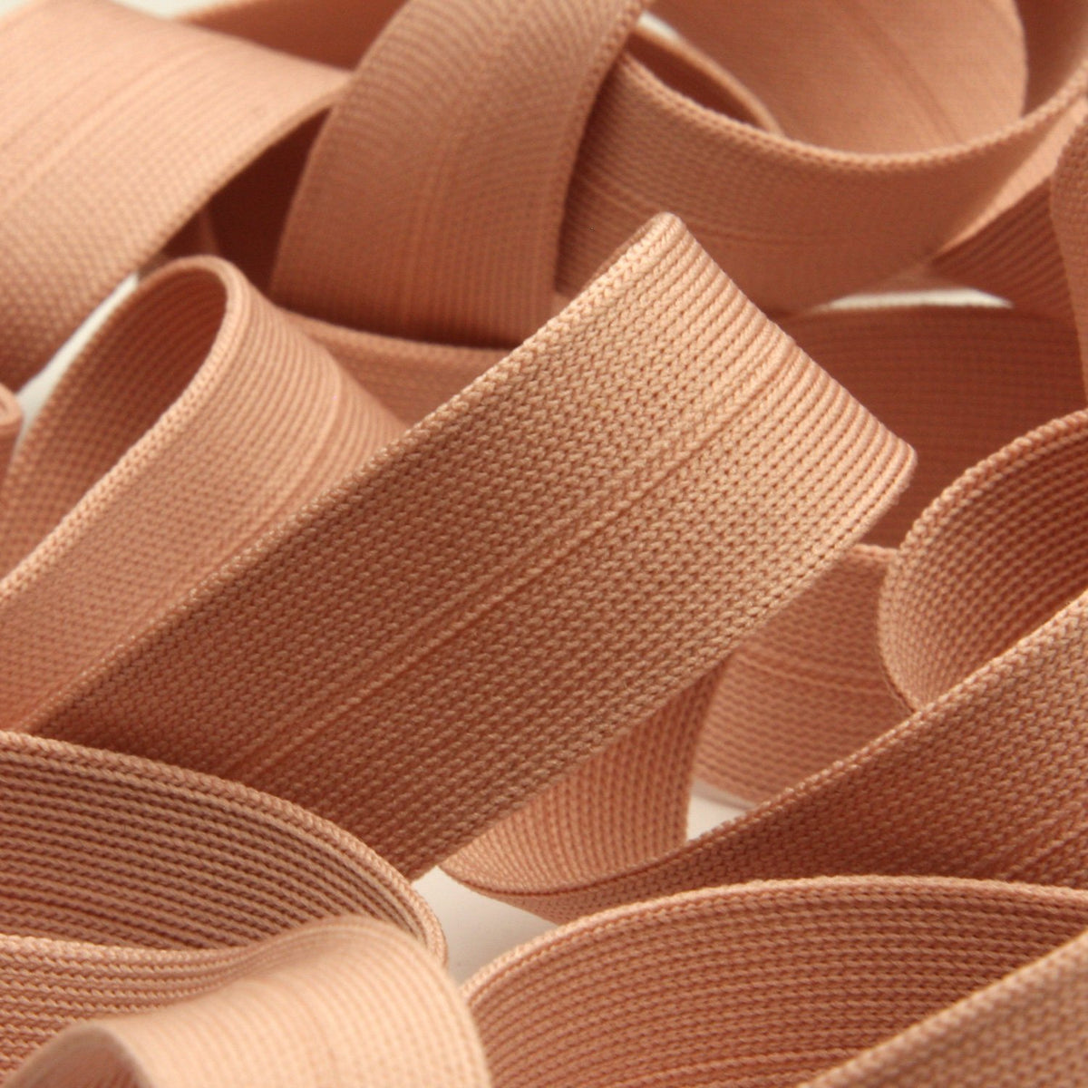 FUJIYAMA RIBBON [Sample] Polyester Thin Knit Binder Tape (FY-210B) 9x9mm 3 Meters Cut Dusty Pink