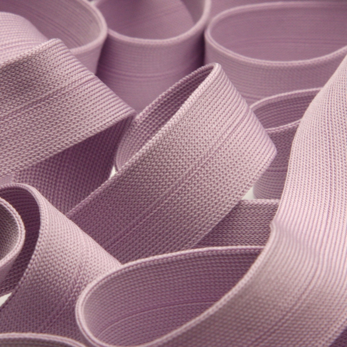 FUJIYAMA RIBBON [Sample] Polyester Thin Knit Binder Tape (FY-210B) 9x9mm 3 Meters Cut Light Purple