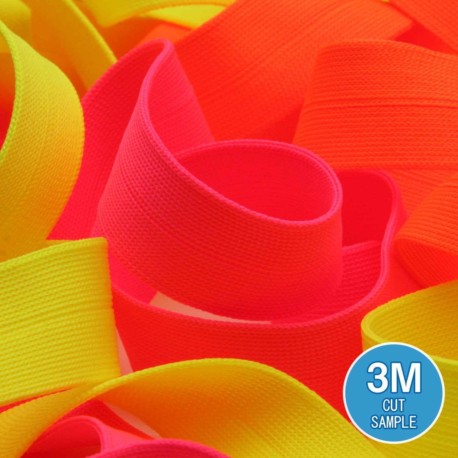 FUJIYAMA RIBBON [Sample] Polyester Thin Knit Binder Tape (FY-210FB) 9x9mm 3 Meters Cut
