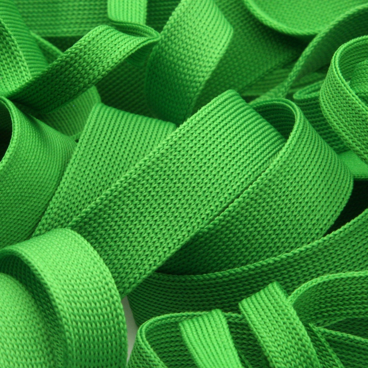 FUJIYAMA RIBBON [Sample] Polyester Thin Knit Tape (FY-210) 12mm 3 Meters Cut Light Green