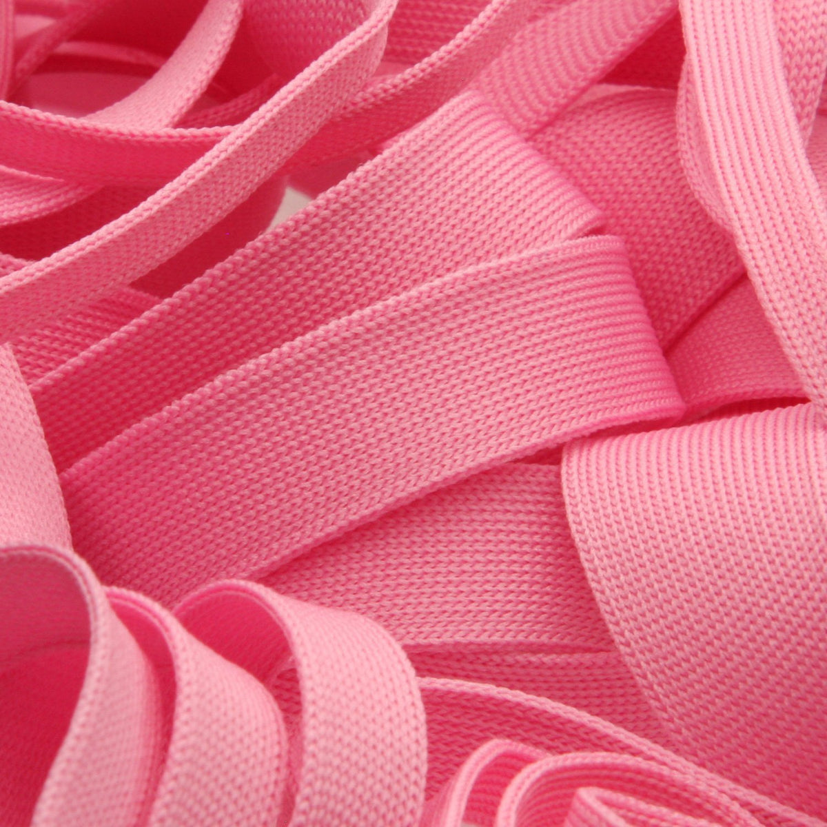 FUJIYAMA RIBBON [Sample] Polyester Thin Knit Tape (FY-210) 12mm 3 Meters Cut Pink