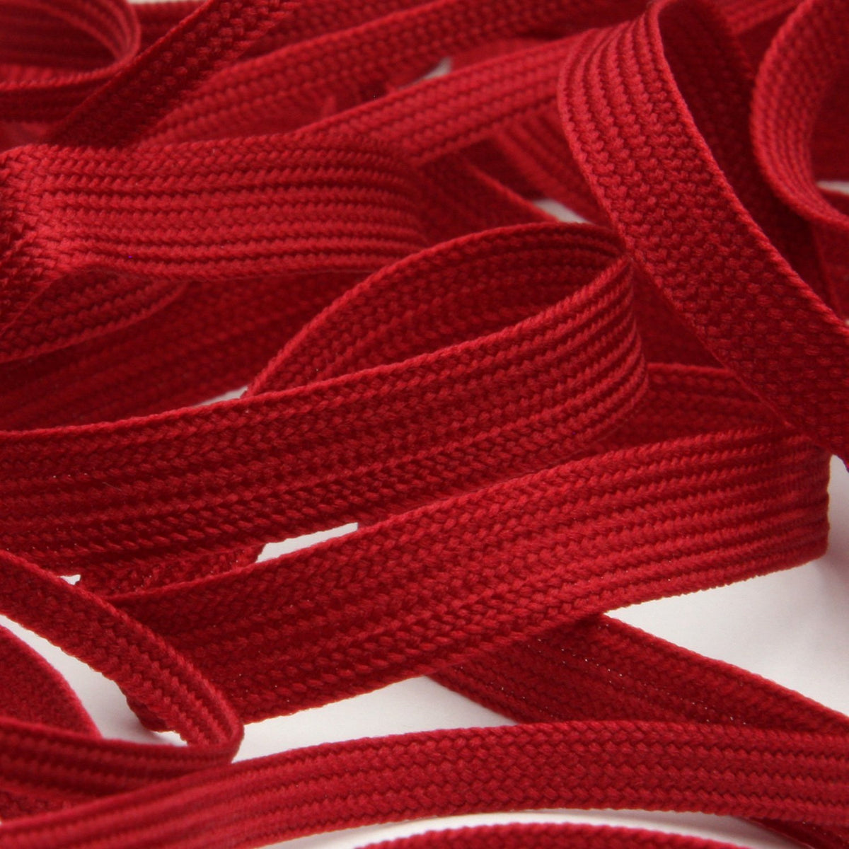 FUJIYAMA RIBBON [Sample] Polyester Trimming Braid approx.7mm (9/32&quot;) 3 Meters Cut Dark Red